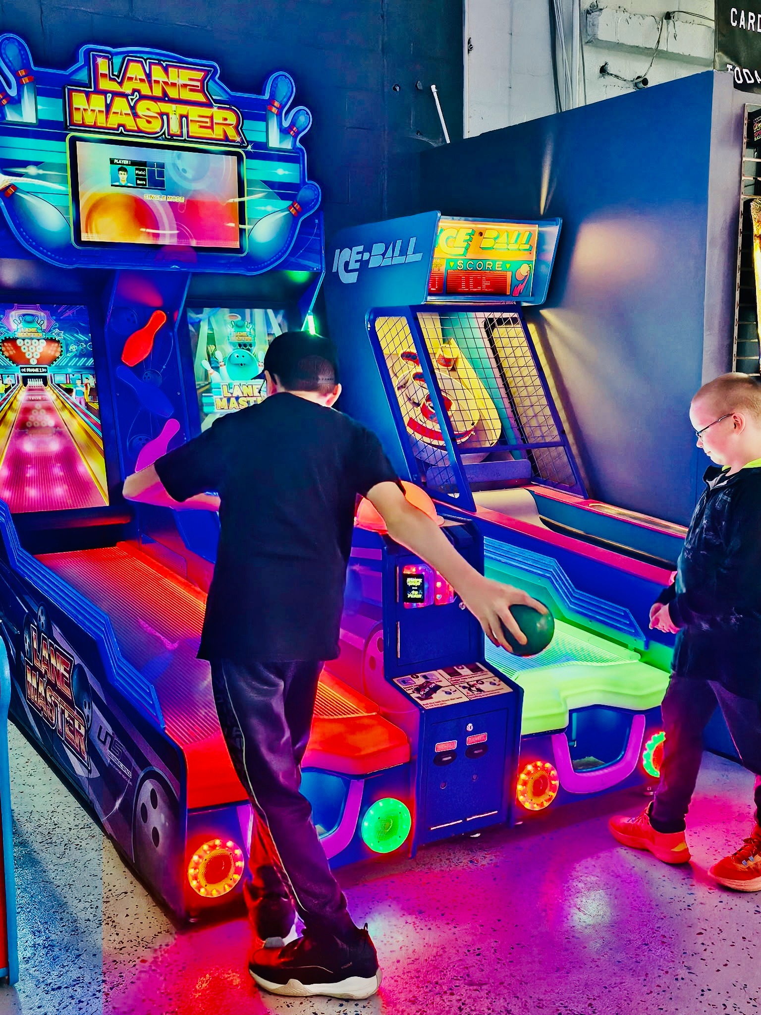 Arcade games at Arena 5/9 Family Fun Zone